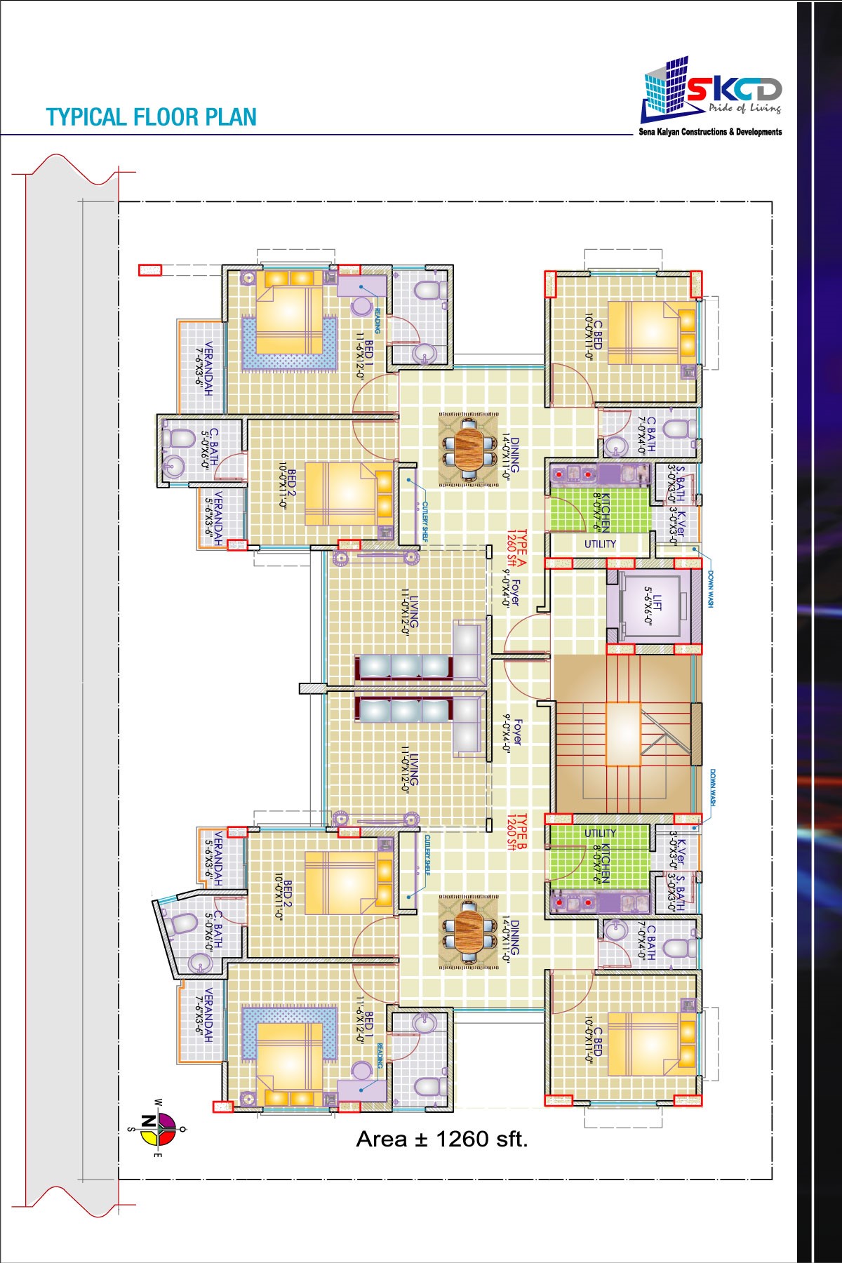Floor Plan-Plot no 422-423