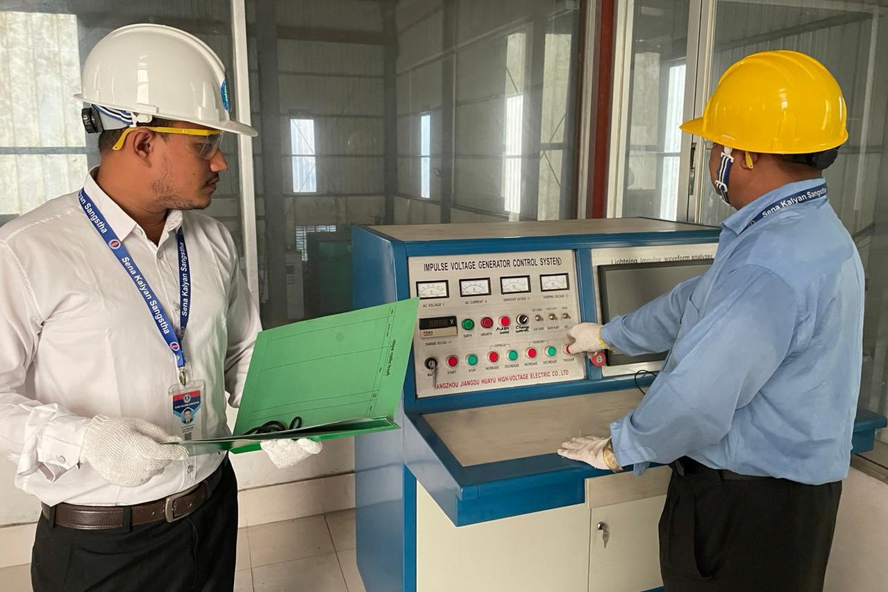 Double Voltage Double Frequency Test of Transformer